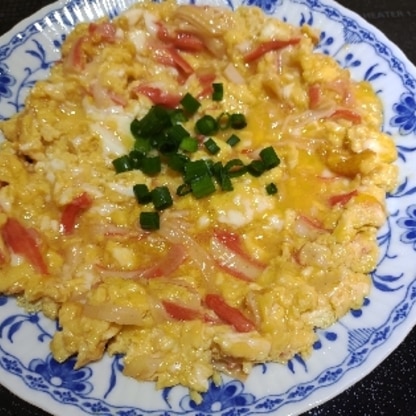 すごく簡単に作れました。
カニカマを使いたかったので、助かりました。美味しかったです。